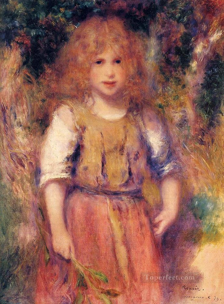 niña gitana Pierre Auguste Renoir Pintura al óleo